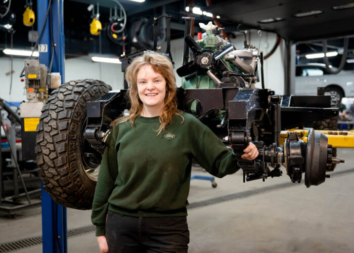 Penn College auto restoration  student drives unique path